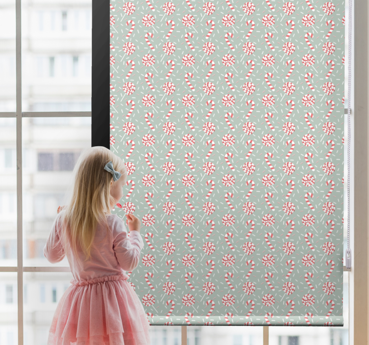 Floral Patterned Design blind flowers - TenStickers