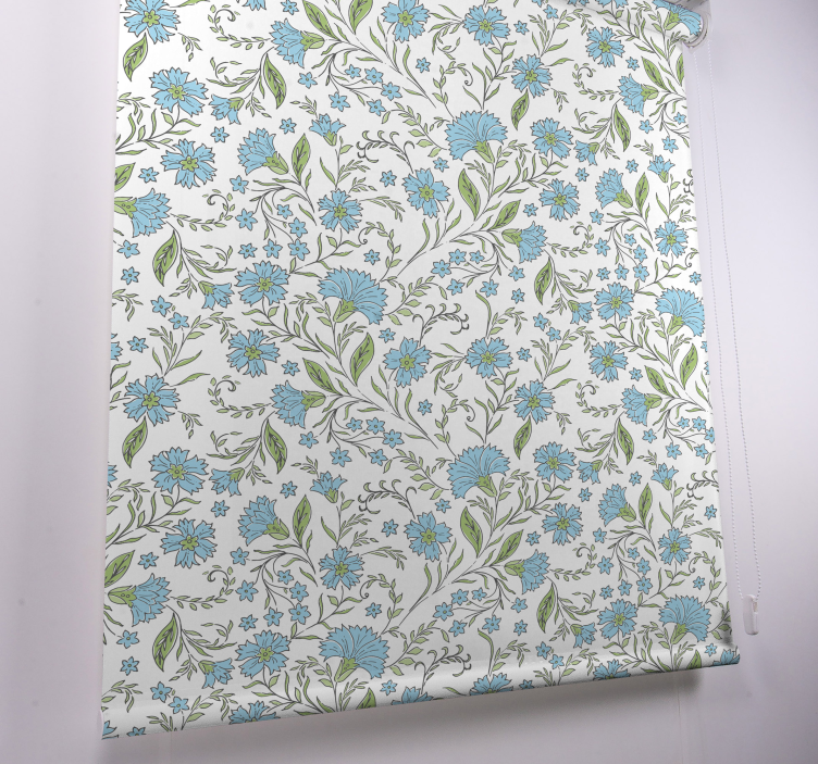 Floral Vine Pattern blind flowers - TenStickers