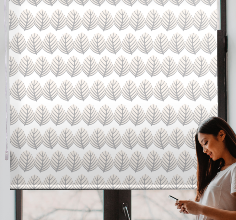 Foliage Motif Arrangement blind flowers - TenStickers