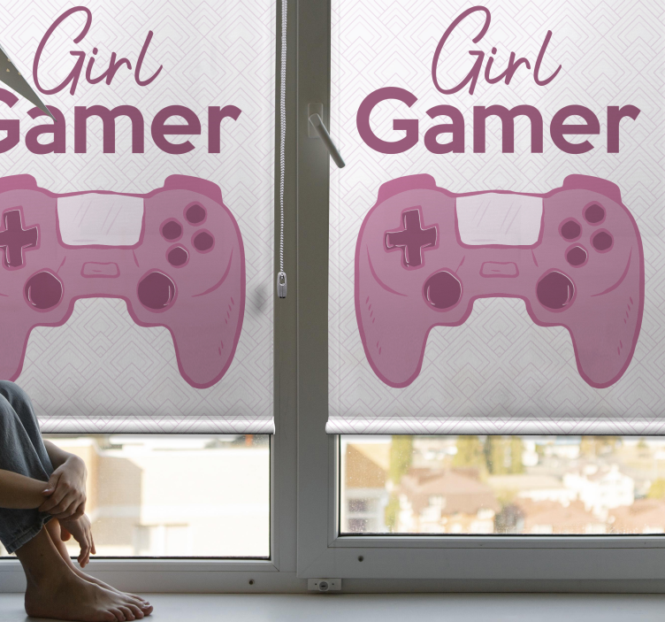Girl Controller blind geek - TenStickers