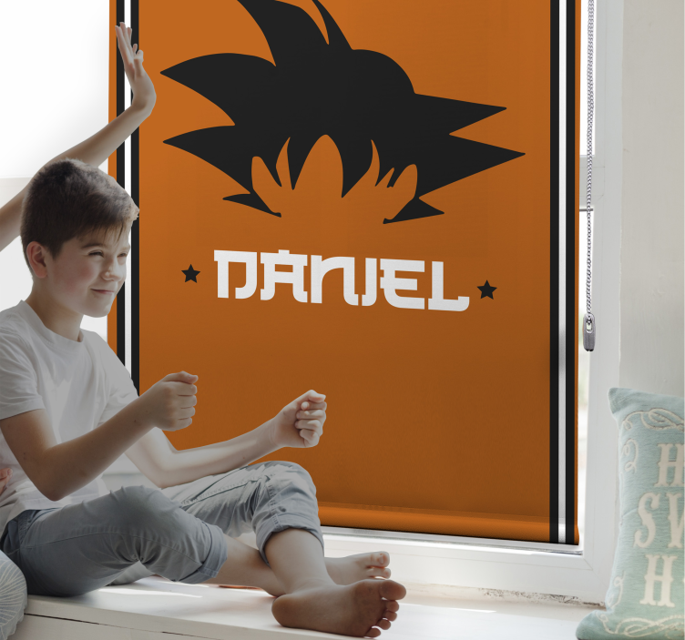 Goku Customizable roller blind - TenStickers