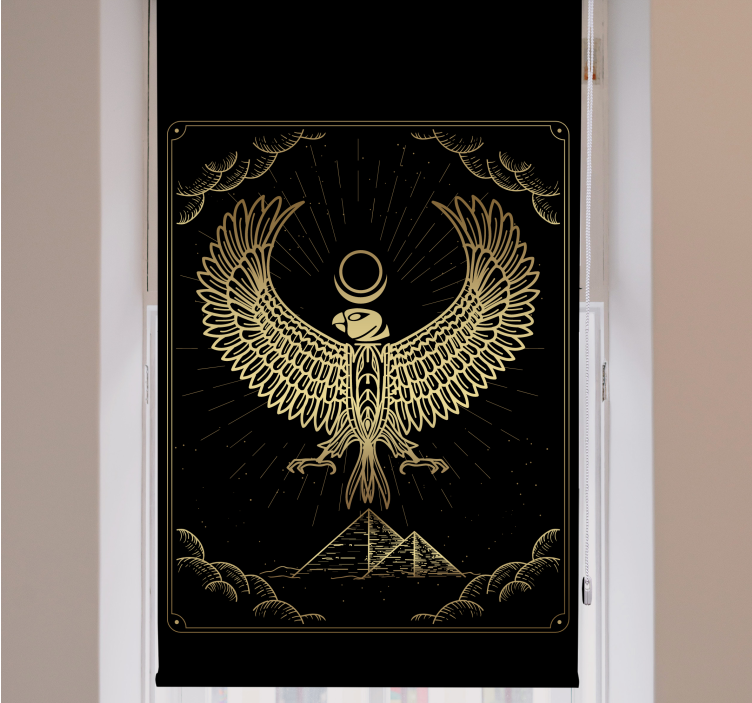 Golden falcon symbol blind original - TenStickers