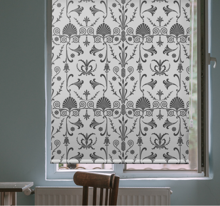 Graceful Botanical Arrangements floral blind - TenStickers