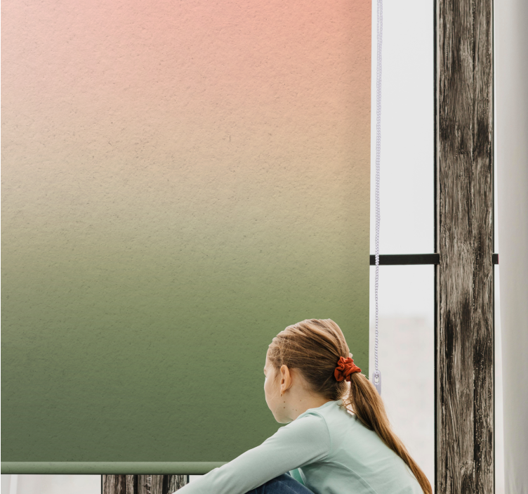 Gradient Earth Tones pattern roller blind - TenStickers