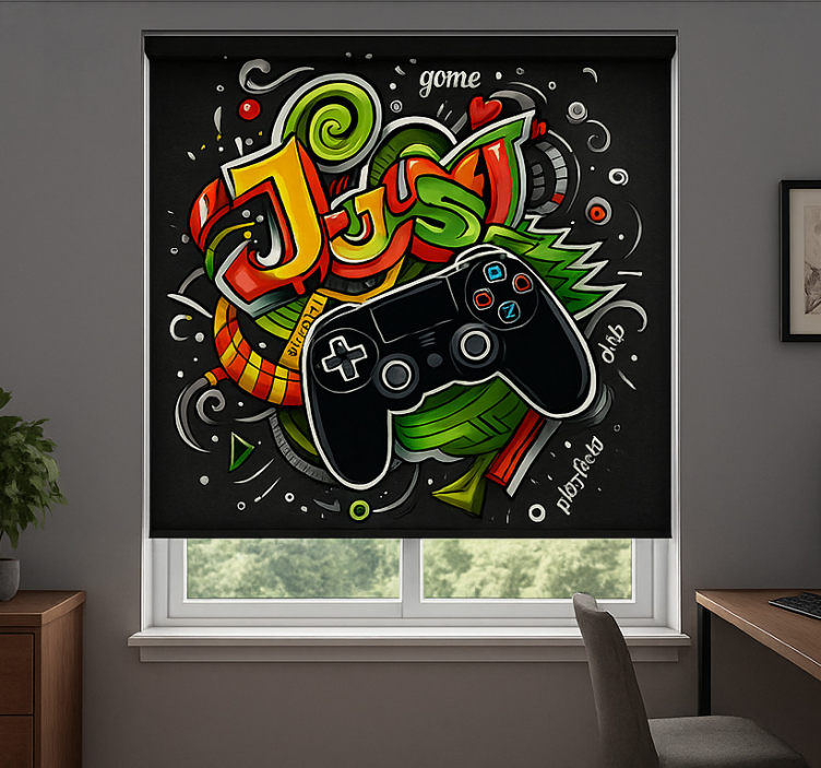 Graffiti just game controller blind geek - TenStickers