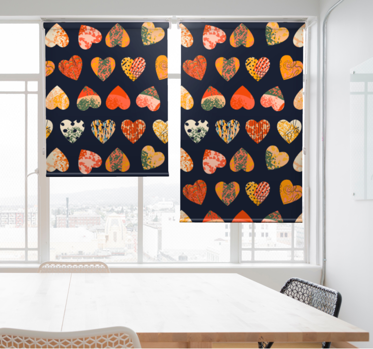 Heart Patterns Collection romantic blind - TenStickers