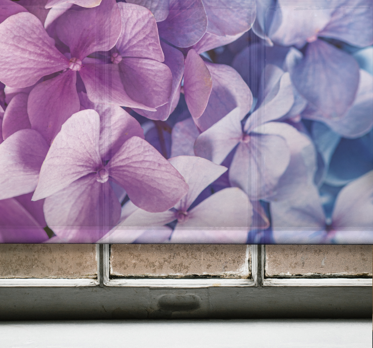 Hydrangea Petal Cluster blind flowers - TenStickers