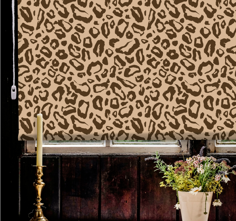 Leopard Print Design more animal blind - TenStickers