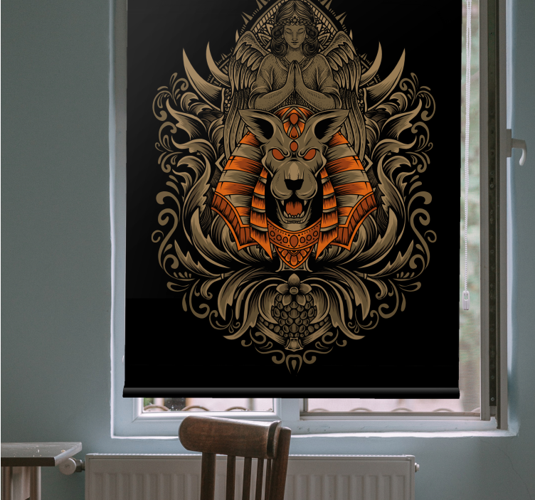 Lion Head Design other blind - TenStickers
