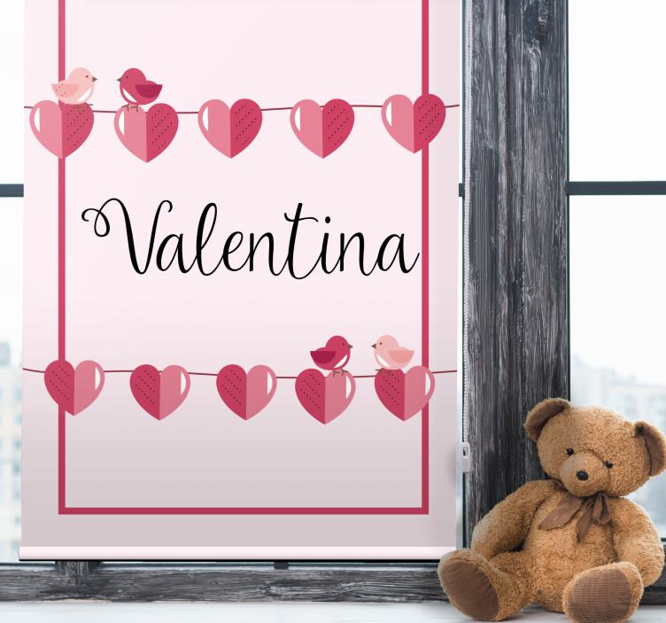 Love hearts and name teenage blind - TenStickers