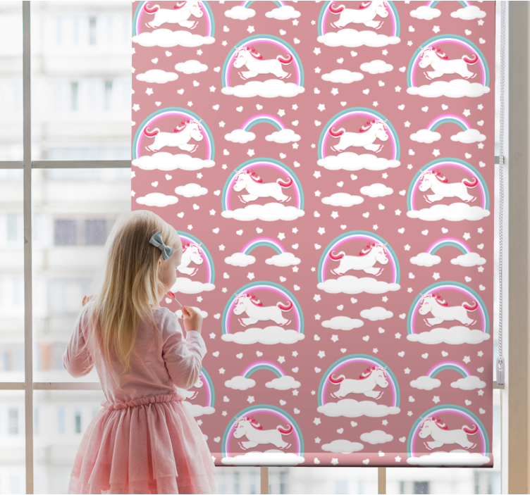 Magical unicorn theme blind kids - TenStickers