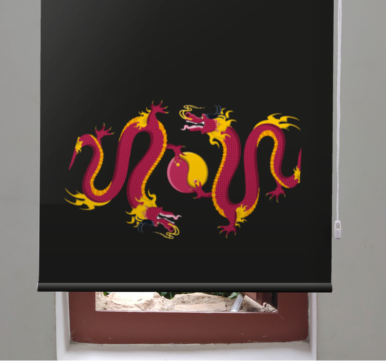 Majestic dragon design more animal blind - TenStickers