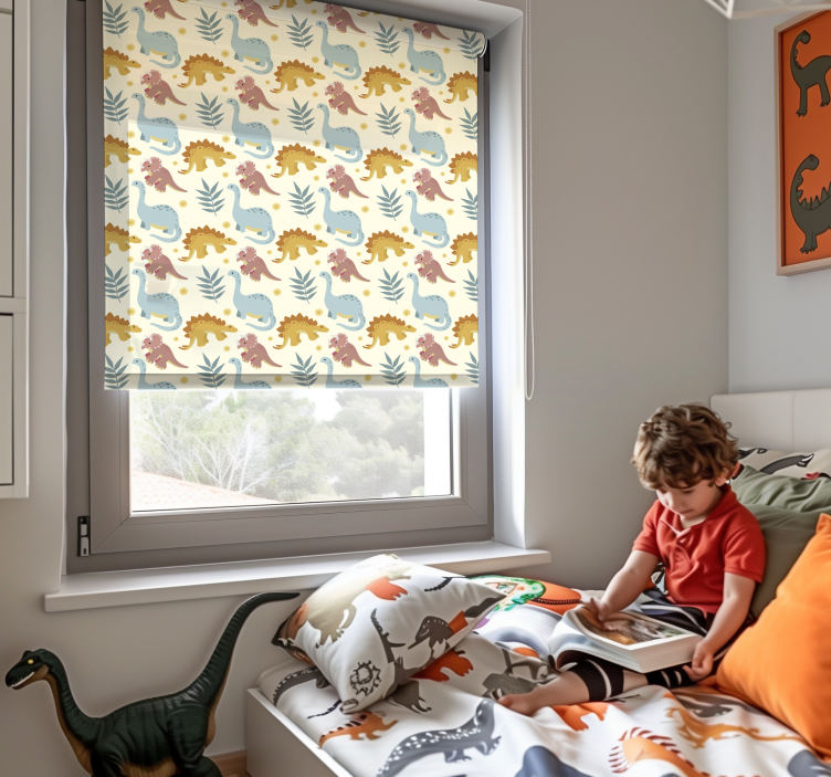 Minimalist style dinosaur blind - TenStickers