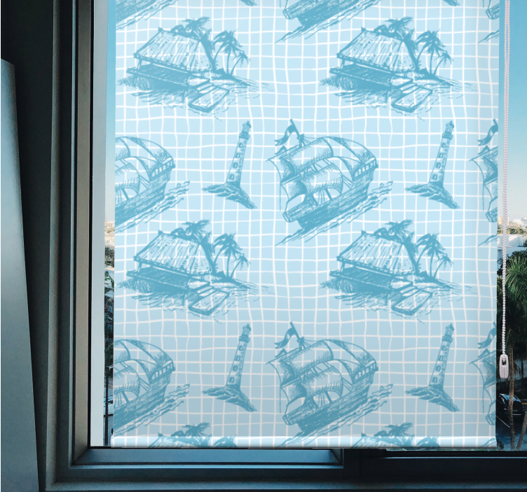Nautical Pattern other blind - TenStickers