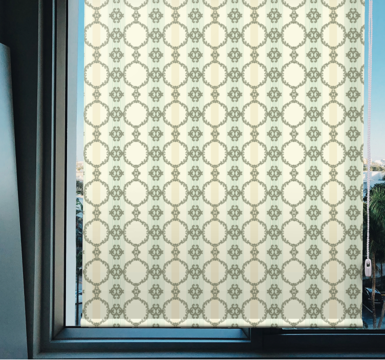 Pattern roller blind intricate design composition - TenStickers