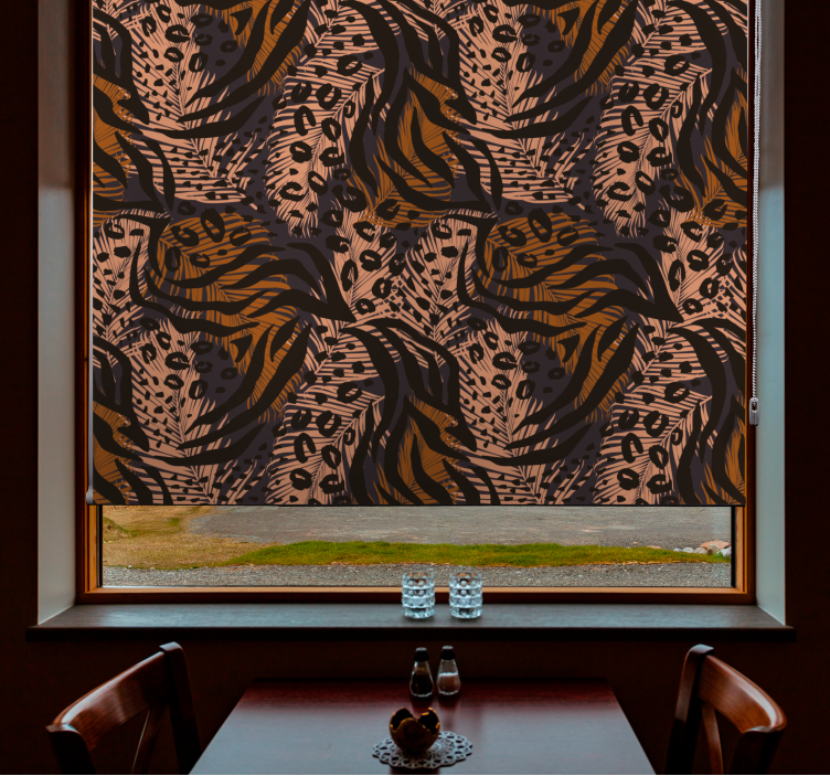 Patterned Jungle Theme more animal blind - TenStickers
