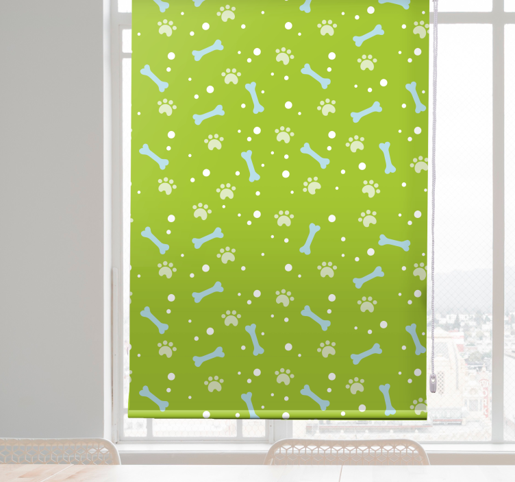 Paw Print Pattern animal blind - TenStickers