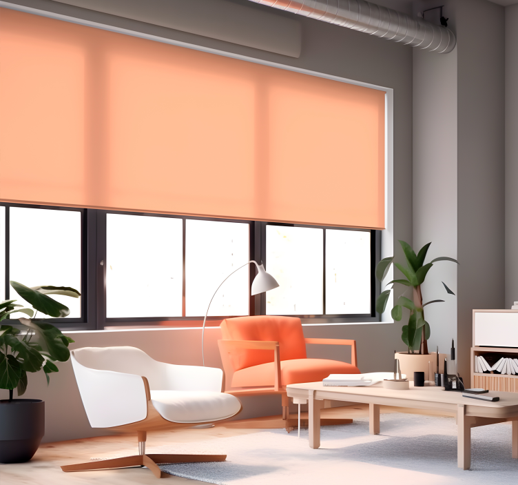 peach fuzz Living room blind - TenStickers