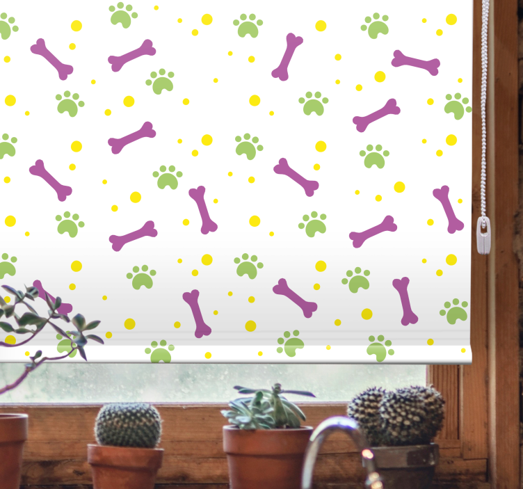 Paws and bones animal blind - TenStickers