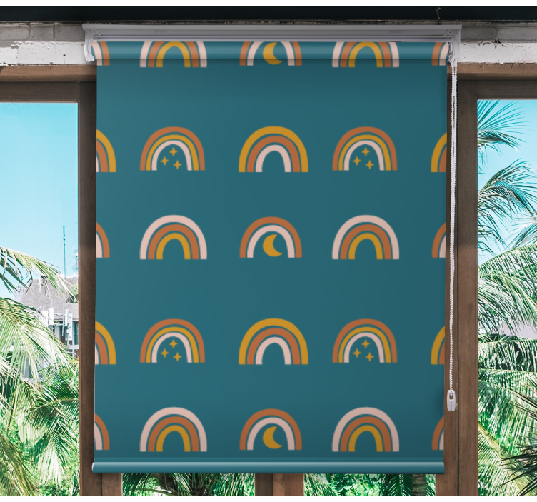 Rainbows and stars blind kids - TenStickers