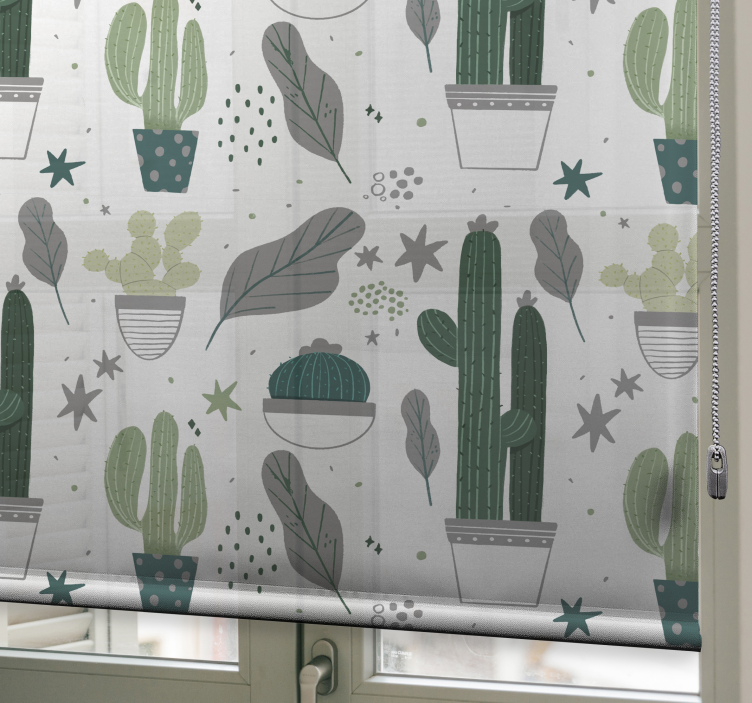 Shaded Tones blind cactus - TenStickers