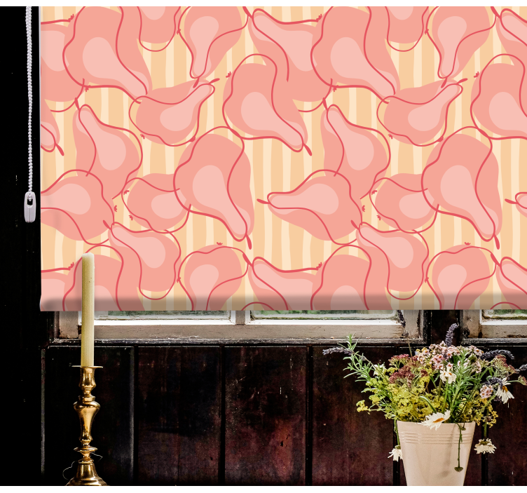 Soft Petal Pattern blind flowers - TenStickers