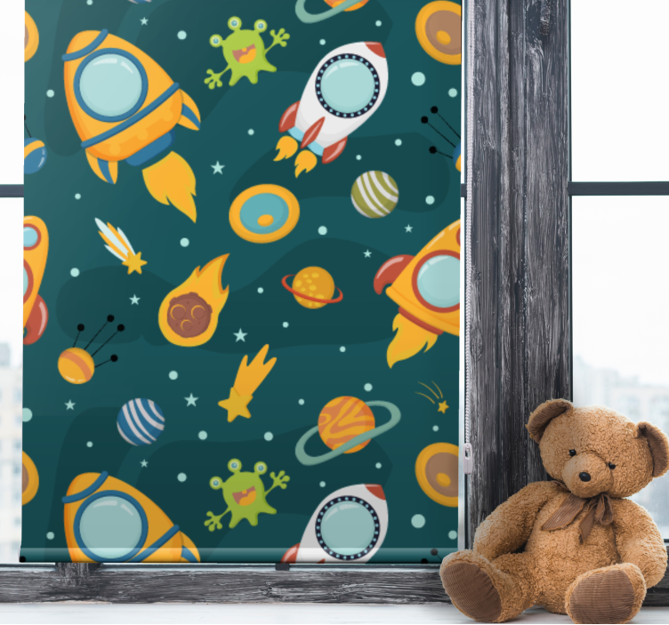 Space adventure theme blind kids - TenStickers