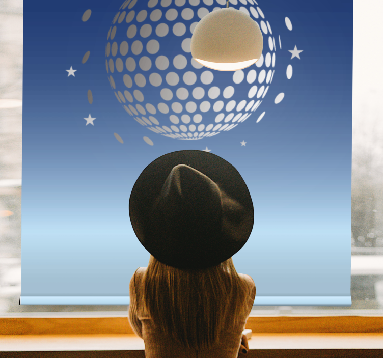 Abstract disco view blind original - TenStickers