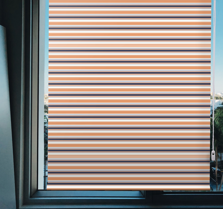 Striped Design Variation pattern roller blind - TenStickers