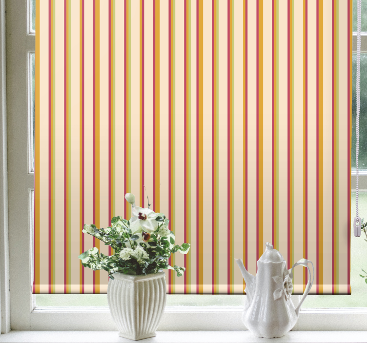 Striped texture desgin blind master bedroom - TenStickers