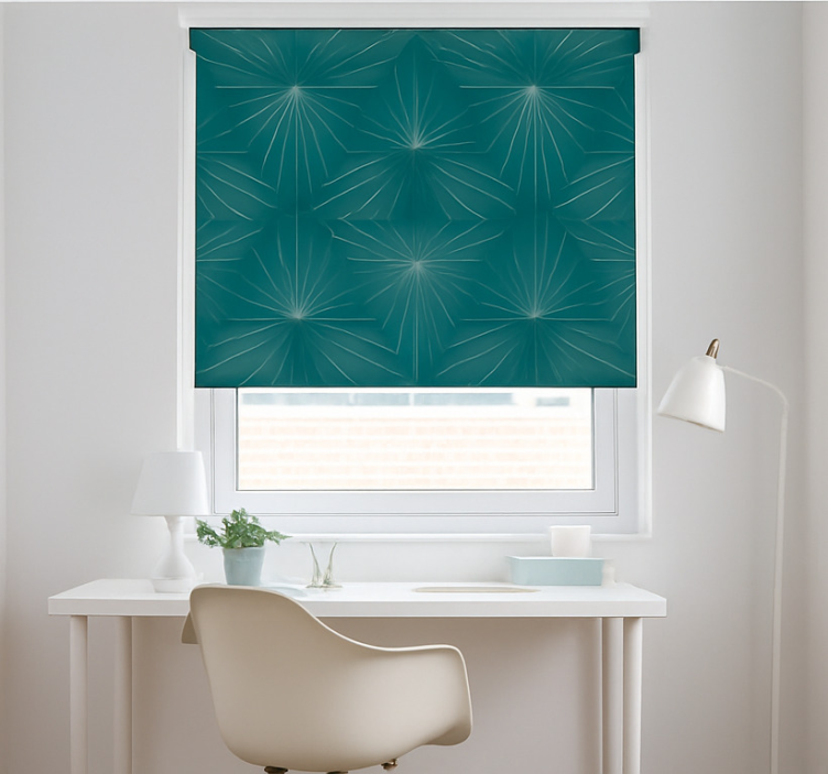Starburst geometric teenage blind - TenStickers