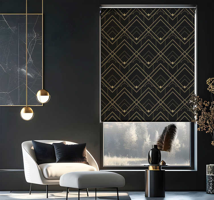 Vectorial pattern elegant blind - TenStickers