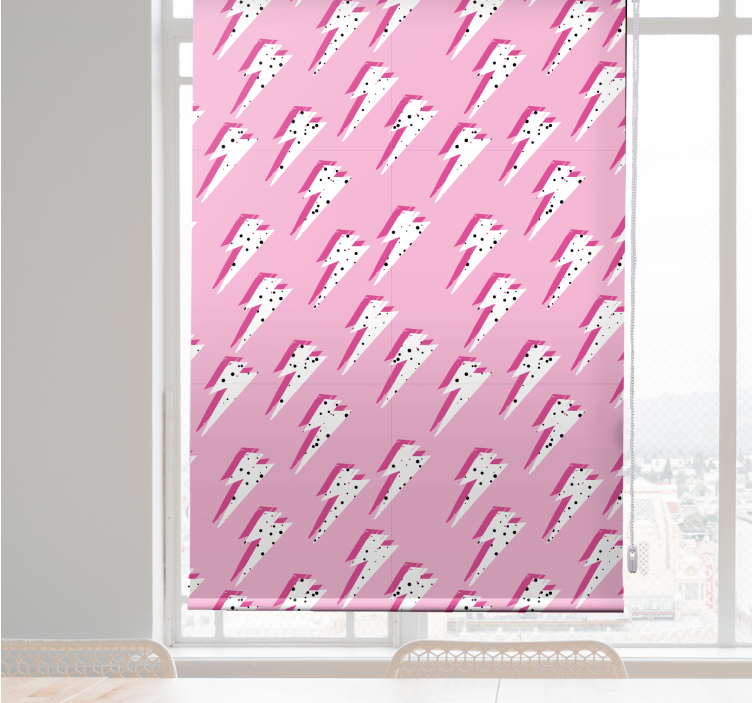 White rays on pink background teenage blind - TenStickers