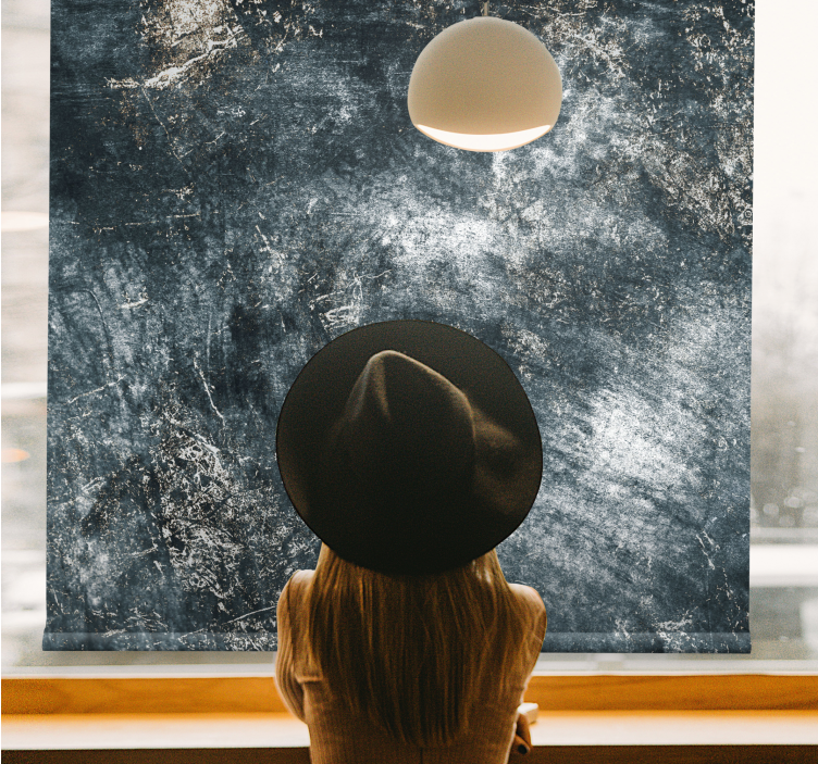 Worn "Industrial Style" Living room blind - TenStickers