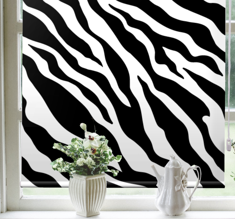 Zebra stripes motif more animal blind - TenStickers
