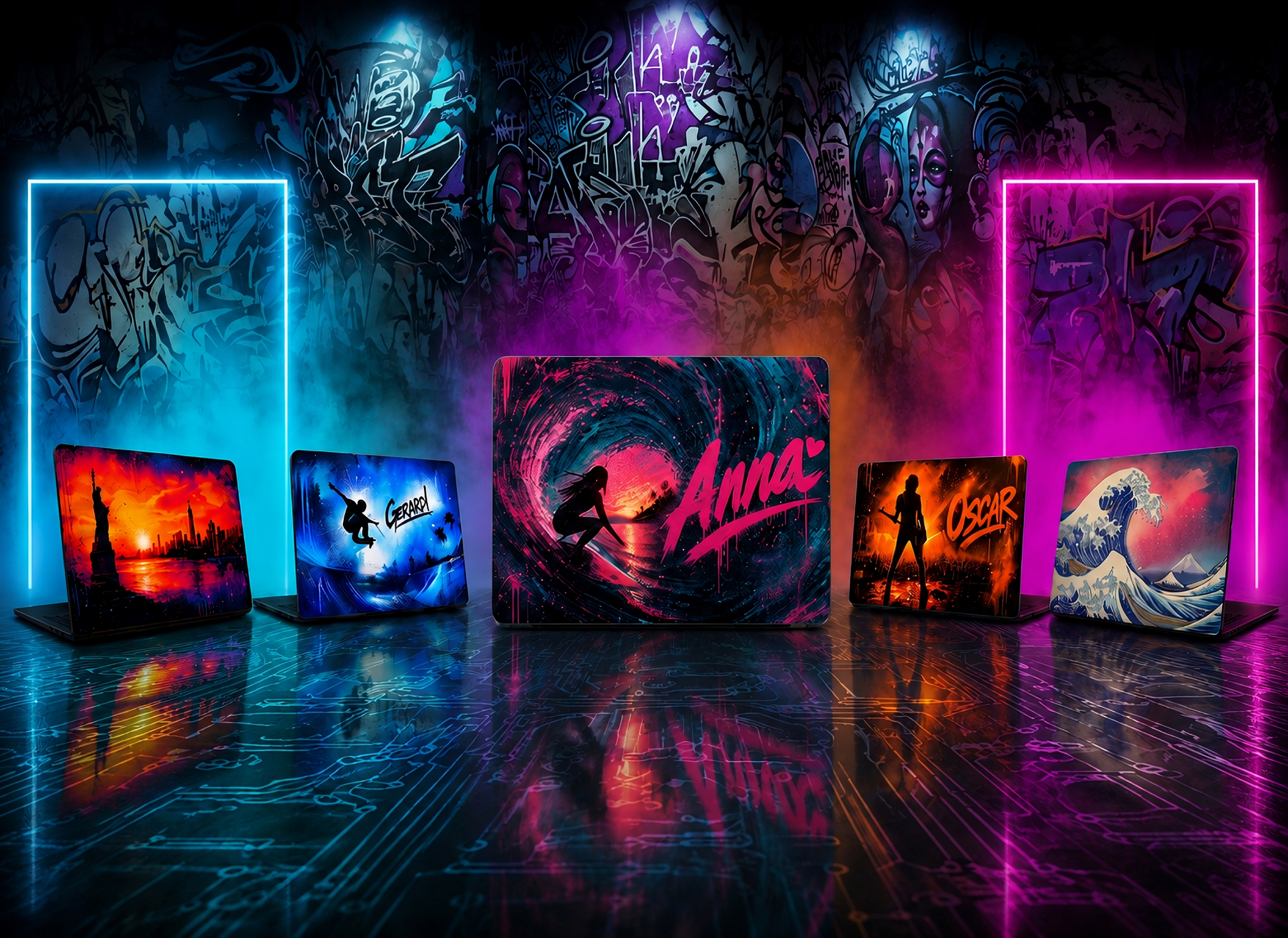 Laptop Stickers Collection: