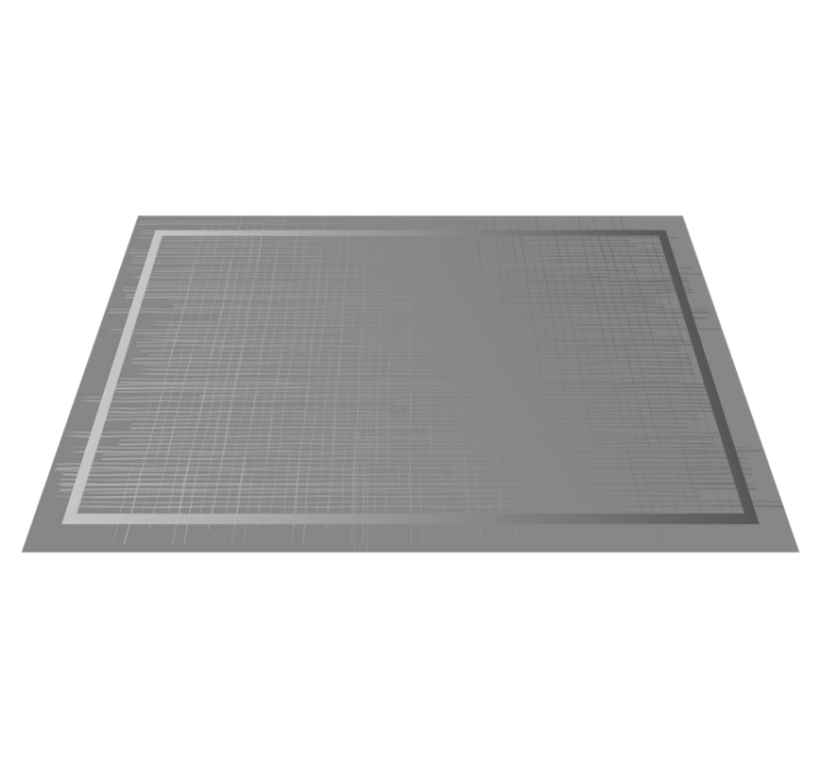 Gray stripes elegant placemats - TenStickers