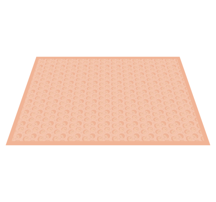 Textured placemats with subtle pattern surface - TenStickers