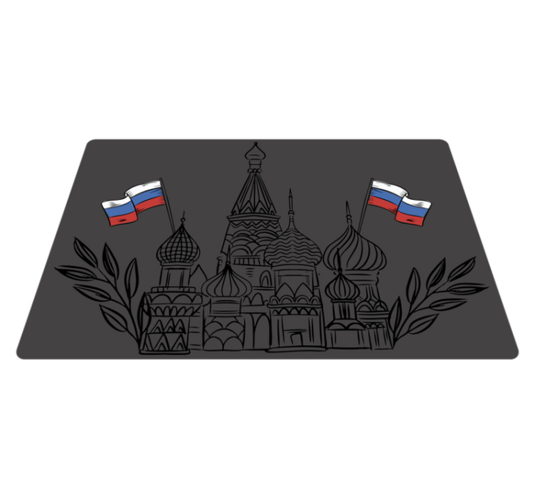 Original placemats russian architectural shapes - TenStickers