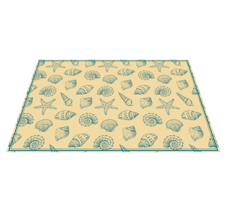 Original placemats shell motif tableware - TenStickers