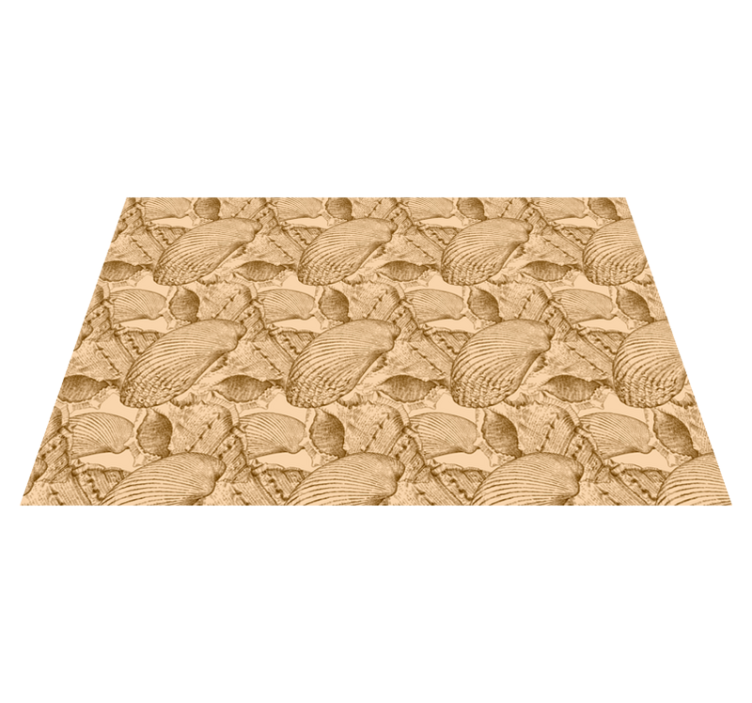Textured placemats with shell-like surface - TenStickers