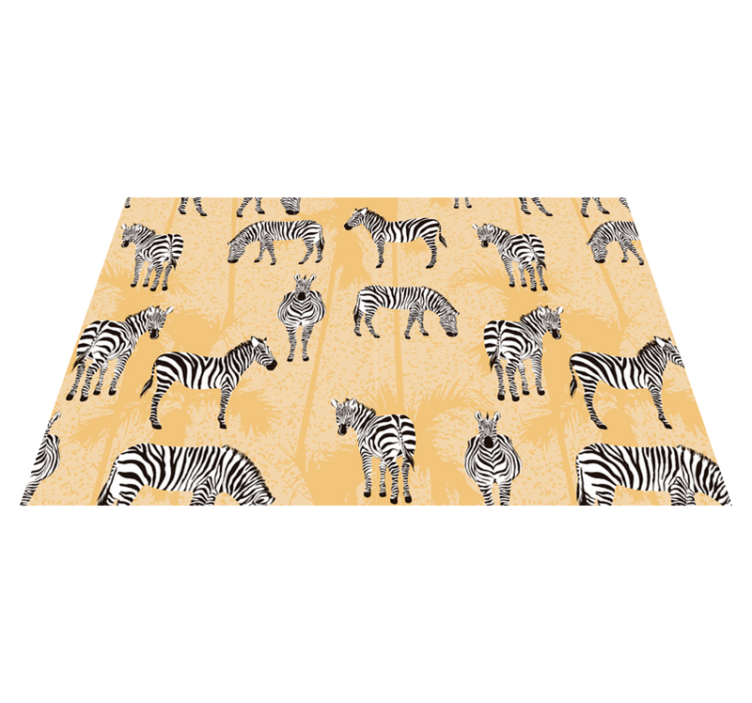 Original placemats zebra print design - TenStickers