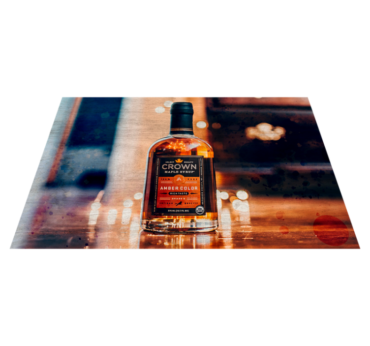 Original placemats bottle with haze - TenStickers