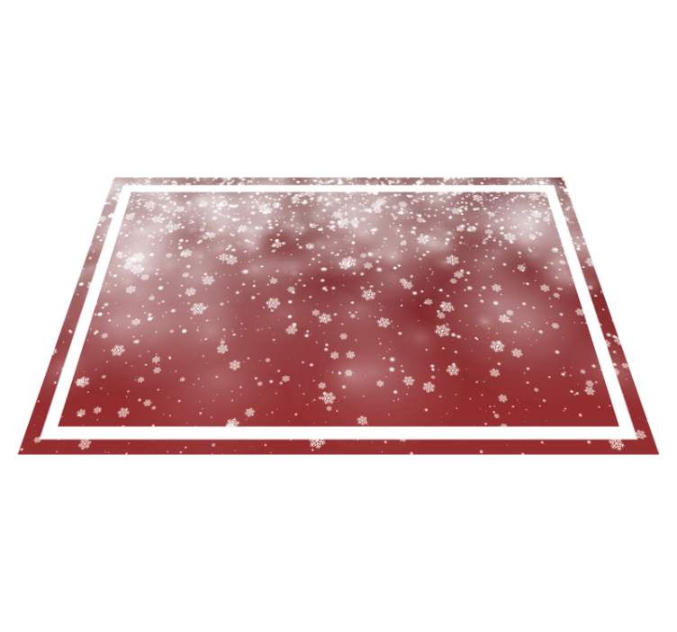 Christmas placemats for a festive snowflake scene - TenStickers