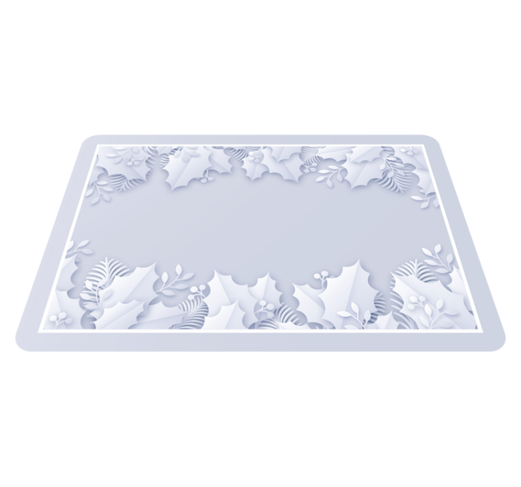 Christmas placemats with elegant holiday design - TenStickers