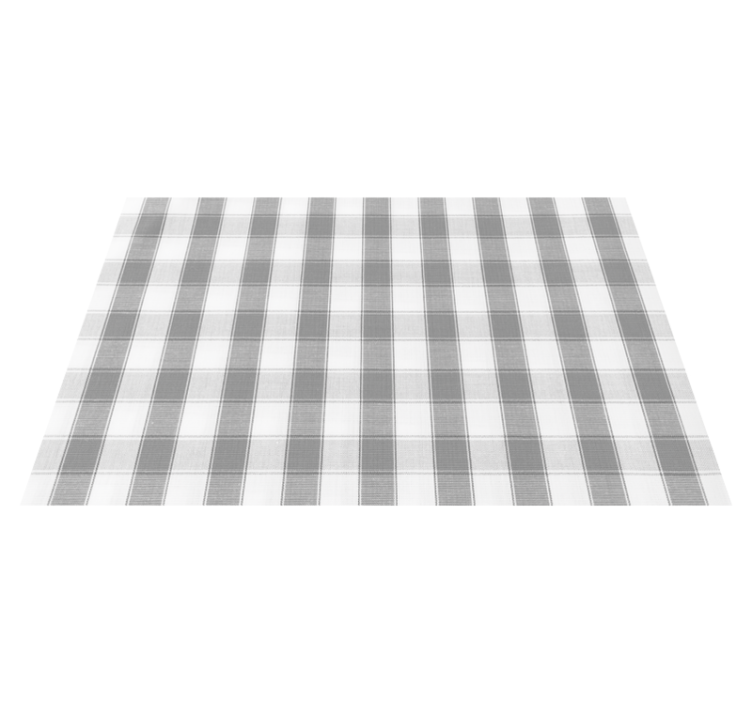 Textured placemats in classic checkered pattern - TenStickers