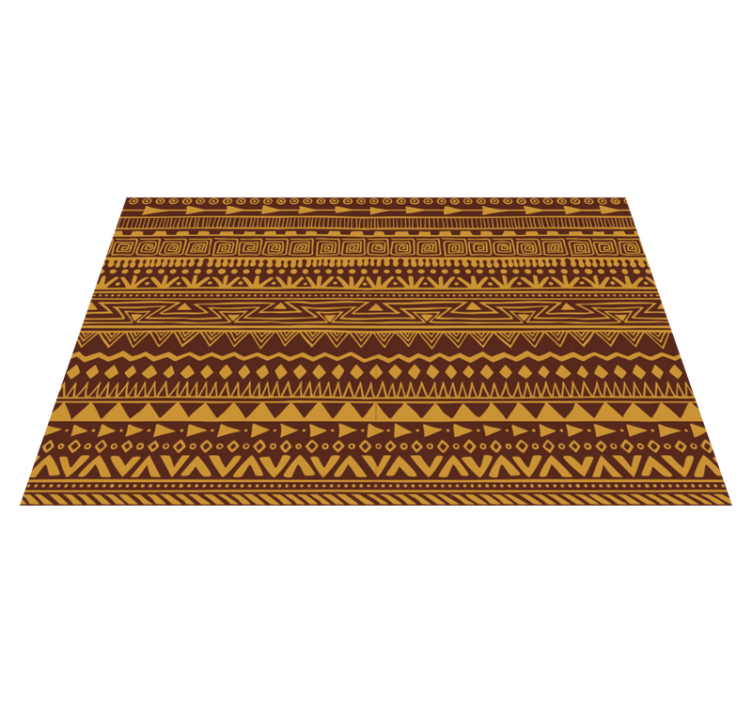 Textured placemats with geometric tribal design - TenStickers