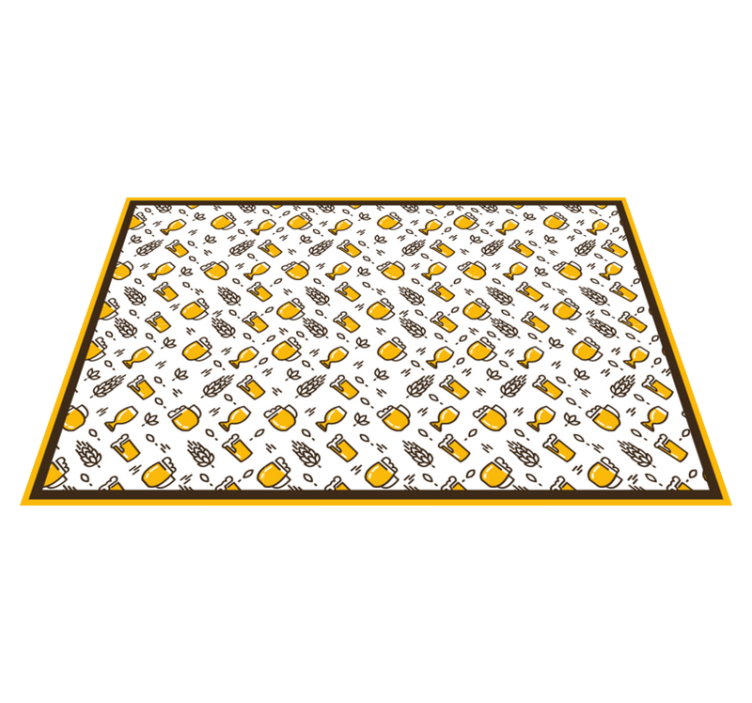 Original placemats craft beer symbols - TenStickers