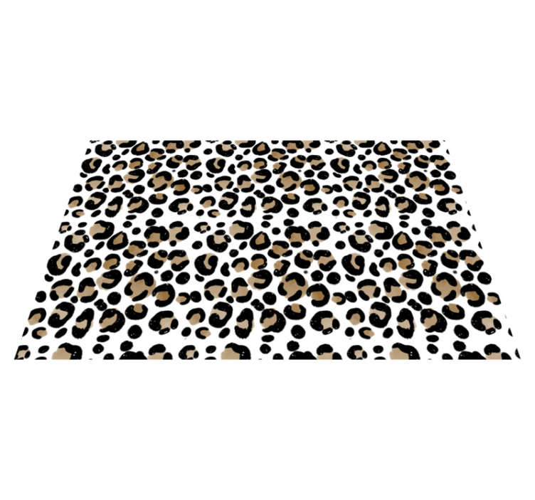 Textured placemats in leopard print pattern - TenStickers