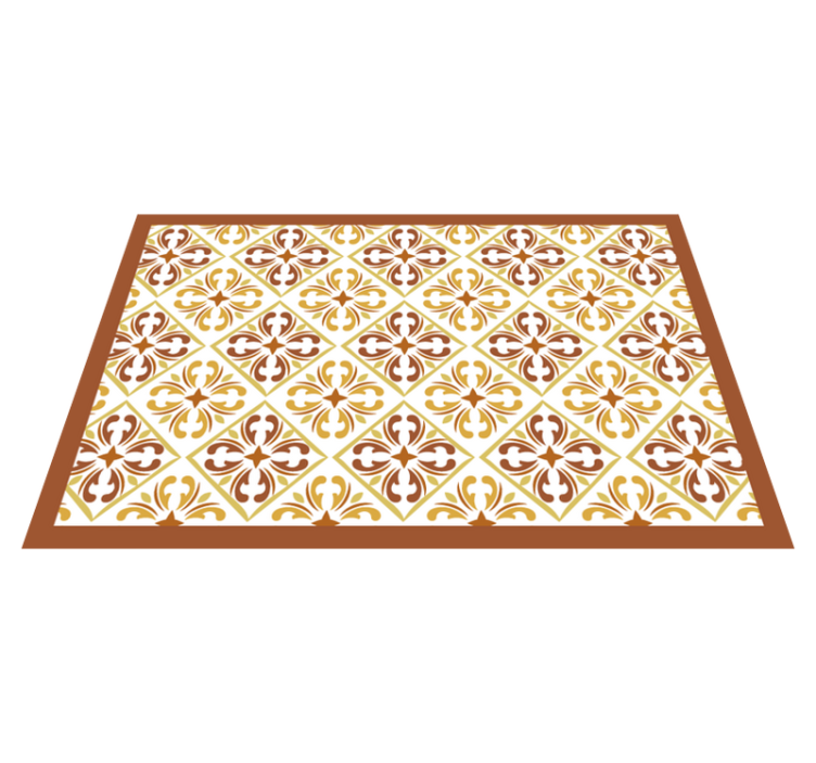 Textured placemats with elegant geometric design - TenStickers